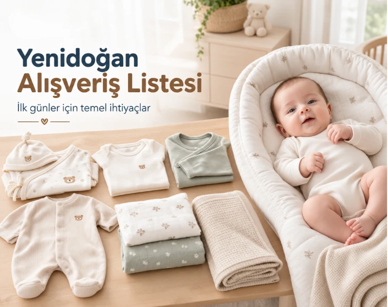 Yenidoğan İçin Alışveriş Listesi: Neler Gerekli?