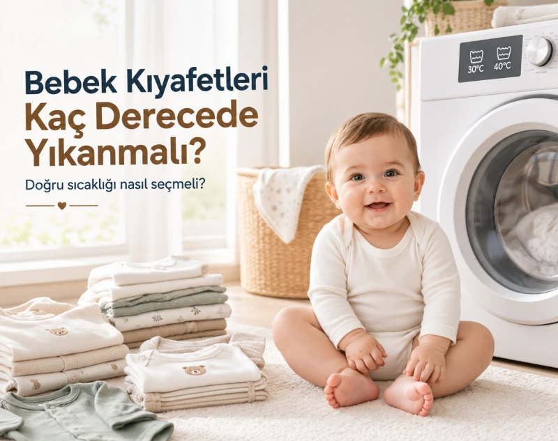 Bebek Kıyafetleri Kaç Derecede Yıkanmalı?