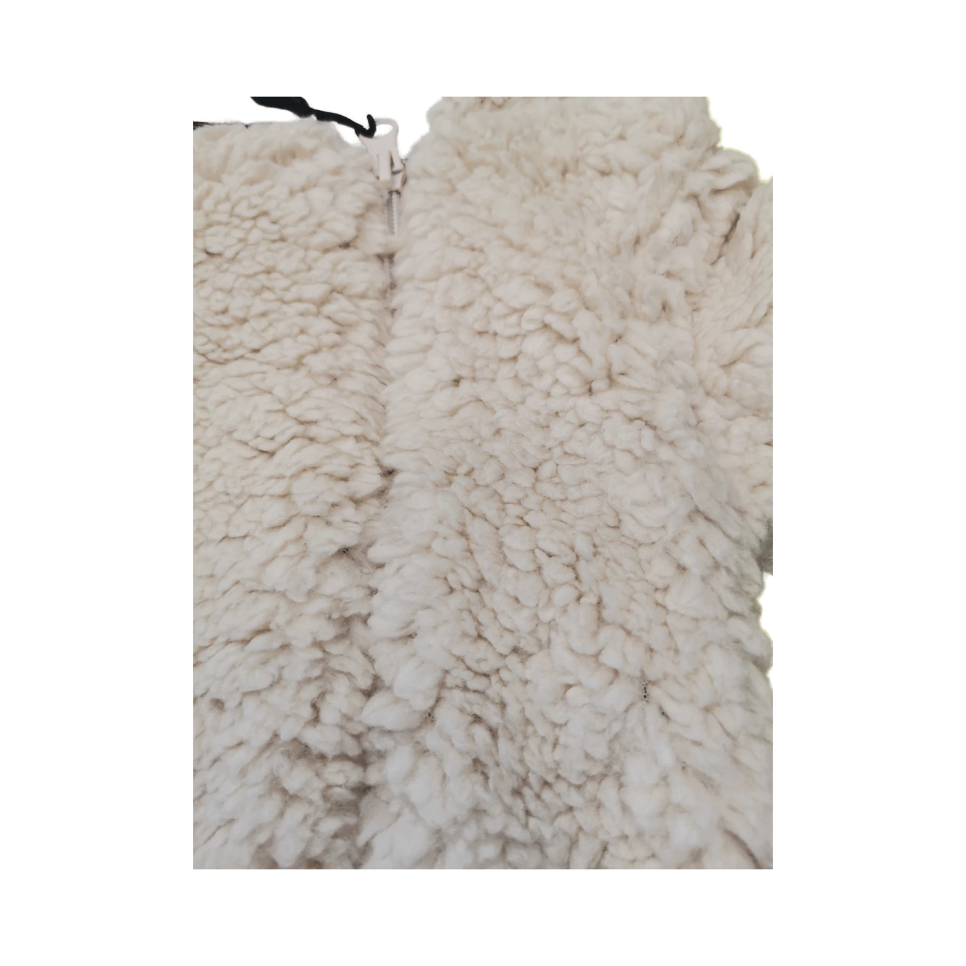 İki Fermuar Detaylı Welsfot Peluş Bebek Tulum – Bej