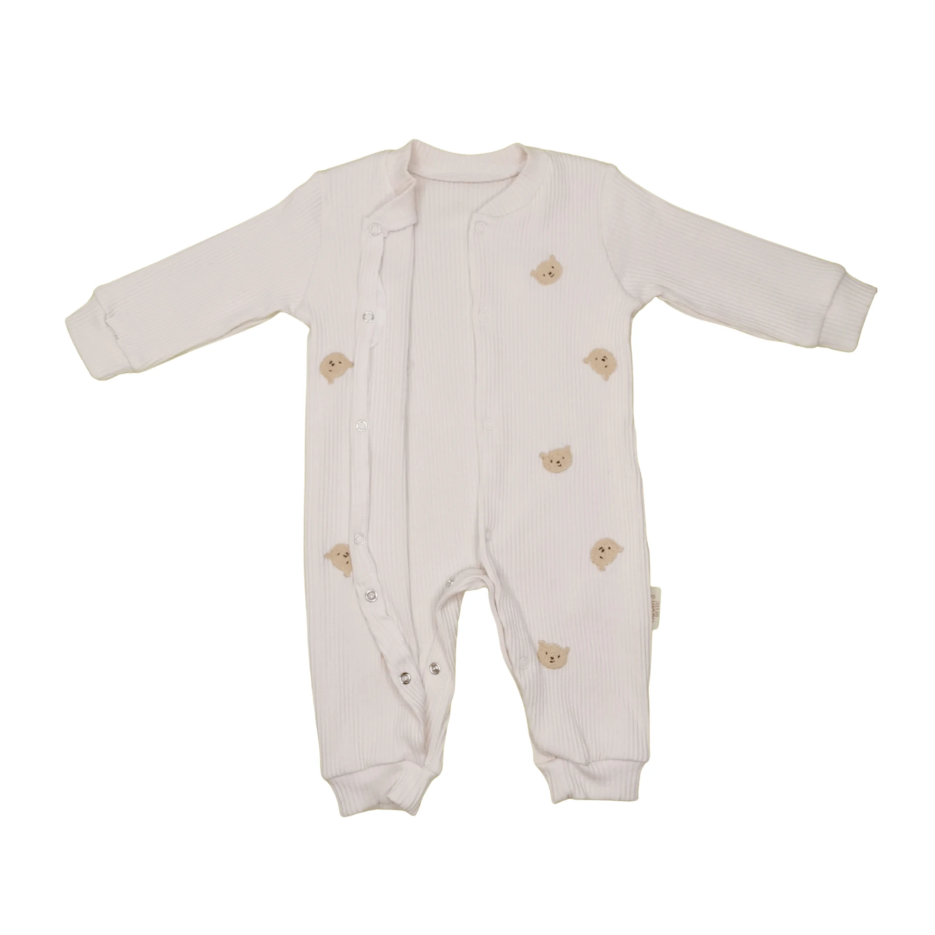 Minik Ayı Nakışlı Unisex Bebek Tulum