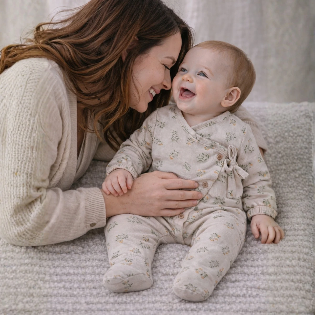 Gold Flow %100 Pamuk Yandan Bağlamalı Kız Bebek Tulum